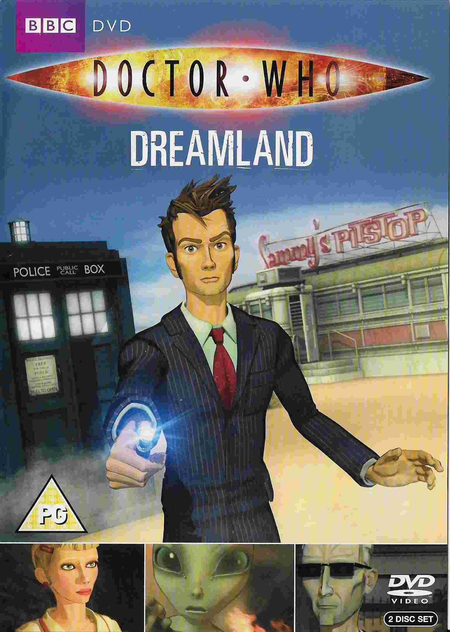 Picture of BBCDVD 3163 Doctor Who - Dreamland by artist Phil Ford from the BBC records and Tapes library